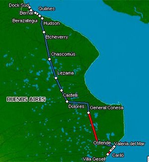 mapa ruta gesell